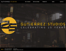 Tablet Screenshot of gutierrezstudios.com